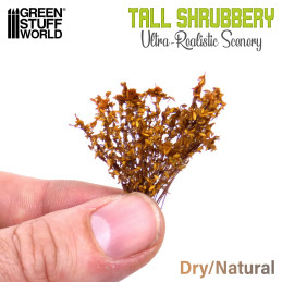 Tall Shrubbery - Dry Natural | Scenery and Resin