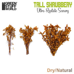 Tall Shrubbery - Dry Natural | Scenery and Resin