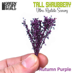Tall Shrubbery - Autumn Purple | Scenery and Resin