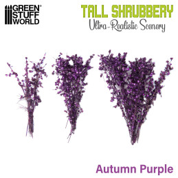 Tall Shrubbery - Autumn Purple | Scenery and Resin