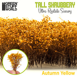 Arbusti Alti - Giallo autunnale | Scenografia e Resina