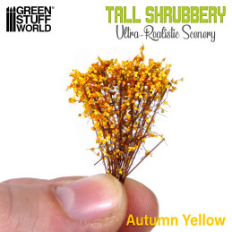 Arbusti Alti - Giallo autunnale | Scenografia e Resina