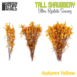 Arbusti Alti - Giallo autunnale | Scenografia e Resina