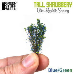 Tall Shrubbery - Blue Green | Scenery and Resin