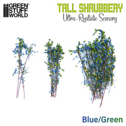 Arbusti Alti - Blu Verde | Scenografia e Resina