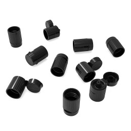 Bouchons compte-gouttes flip-top | Bouchons à fermeture rapide pour peinture et modélisme | Bouchons à charnière striés