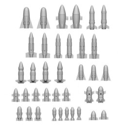 3D printed set: Rockets and Missiles
