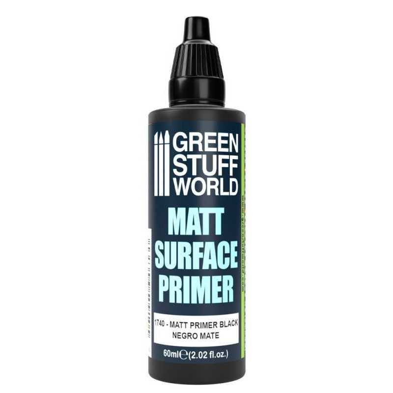 Vernice per imprimatura | Primer nero opaco 60ml - adatto per pennello e aerografo. Vernice per imprimatura | Primer nero opaco 60ml - adatto per pennello e aerografo.