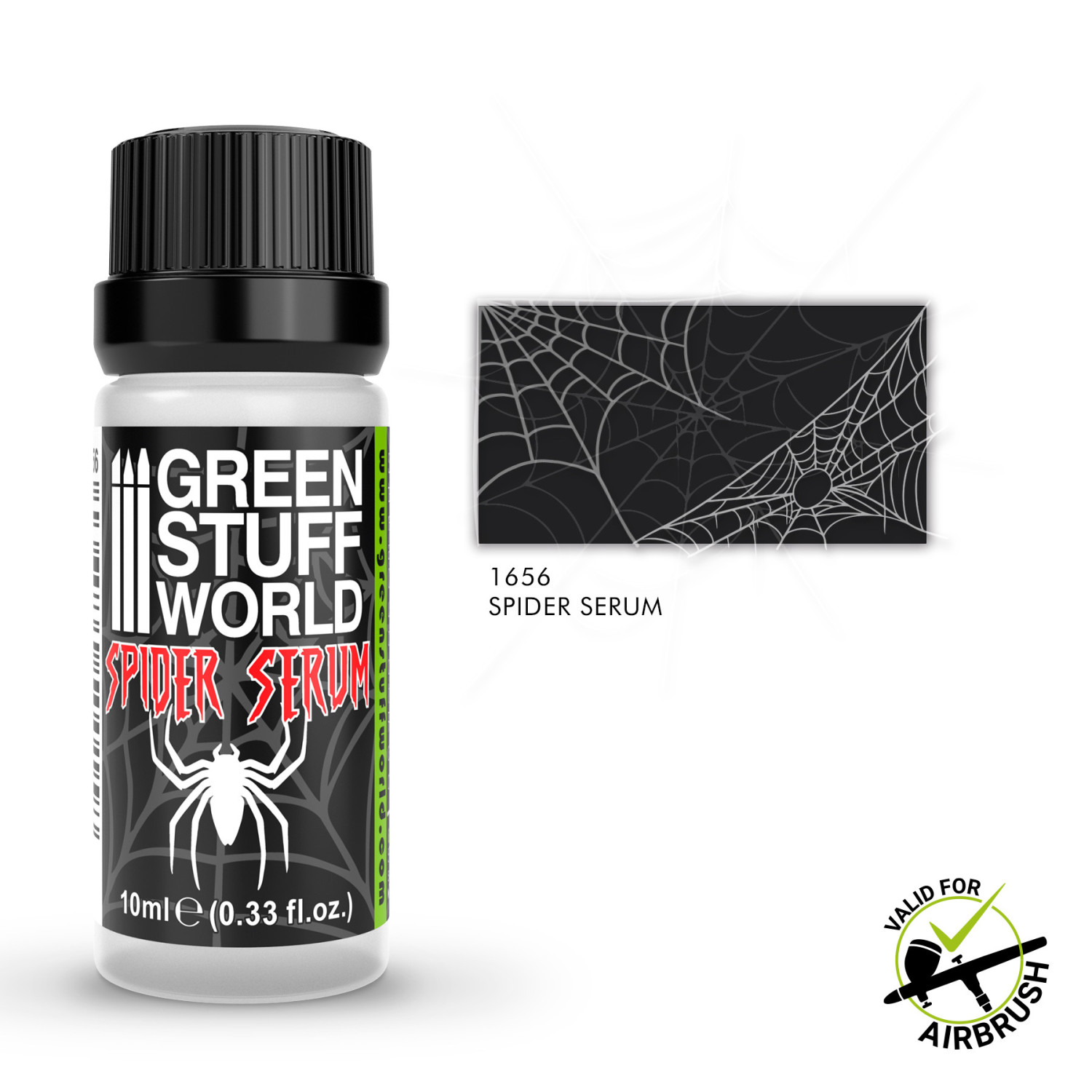Green Stuff Spider Serum - Sérum pre airbrush (pavúčia sieť Green Stuff Spider Serum - Sérum pre airbrush (pavúčia sieť
