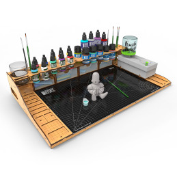 Paint Station mit Schneidematte | Malstation