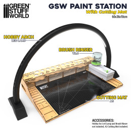 Paint Station with Cutting Mat | Painting station