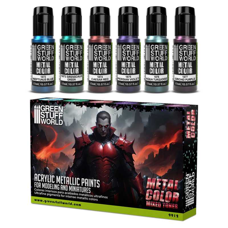 Metallic Paints Set - Colours | Metallic Paints Metallic Paints Set - Colours | Metallic Paints