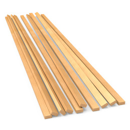 Liston Plano Madera de Tilo 4x250mm