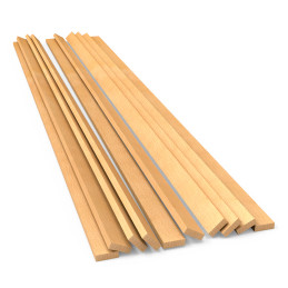 Liston Plano Madera de Tilo 6x250mm