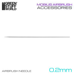 Aguja 0,2 mm para aerógrafo Mobius de Gaahleri