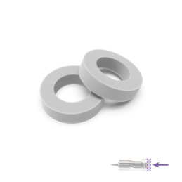 White O-Rings for Nozzle for Mobius Airbrush by Gaahleri