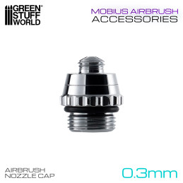 0.3mm Airbrush Nozzle Cap for Mobius Airbrush by Gaahleri