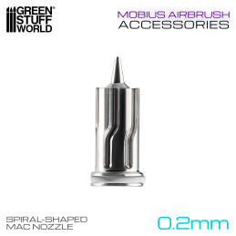 Ugello 0,2 per aerografo Mobius di Gaahleri