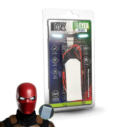 Cosplay Flexible led eyes for mask - White