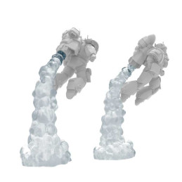 Fumi di Zaino a Reazione trasparente modulare di resina per miniature e Wargames