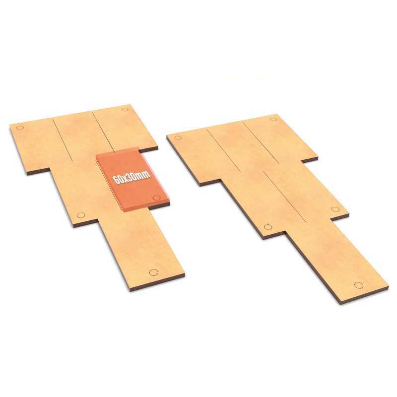 MDF Regimentsbases Old World Slimfit 180x90mm 1x2x3 MDF Regimentsbases Old World Slimfit 180x90mm 1x2x3