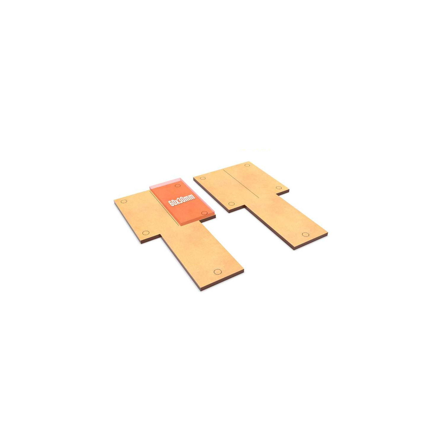 MDF Regimentsbases Old World Slimfit 60x120mm 1x2 MDF Regimentsbases Old World Slimfit 60x120mm 1x2