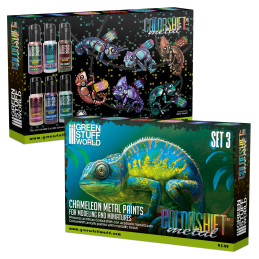 SET Pintura Camaleon - Set 3 Pinturas Camaleon