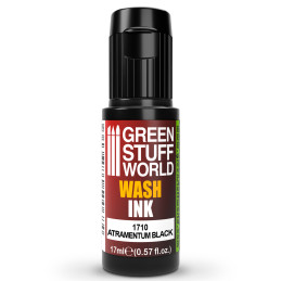 Inchiostro Lavatura Wash ATRAMENTUM BLACK | alternativa al Nuln Oil