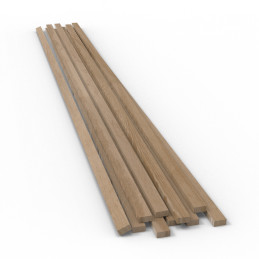 Flachprofil aus Buchenholz - 4x250mm