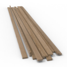 Flachprofil aus Buchenholz - 6x250mm | Holzprofile