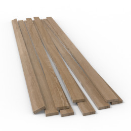 Flachprofil aus Buchenholz - 8x250mm | Holzprofile