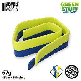 Green Stuff Modelliermasse Rolle 45 cm MIT TRENNUNG | Green Stuff modelliermasse