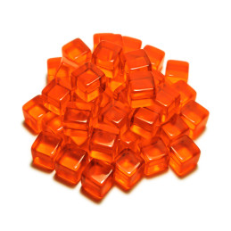 Tokens Cubetti - Arancione 10mm | Token e Gettoni da Gioco