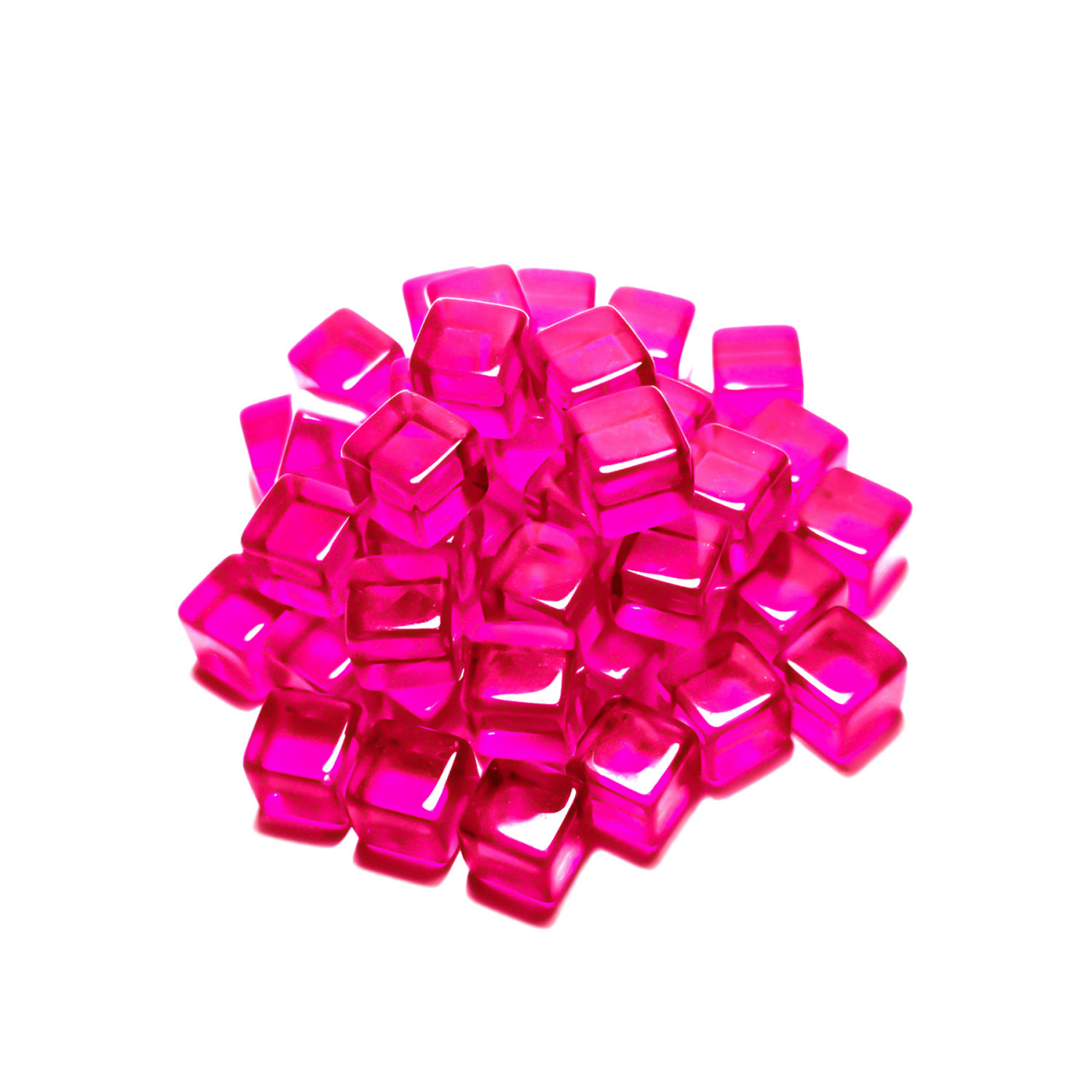 Gaming Tokens - Rosa Würfel 8mm | Brettspielmarken Gaming Tokens - Rosa Würfel 8mm | Brettspielmarken