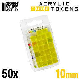 Jetons Cubes Jaunes | Jetons et Meeples de jeu de société