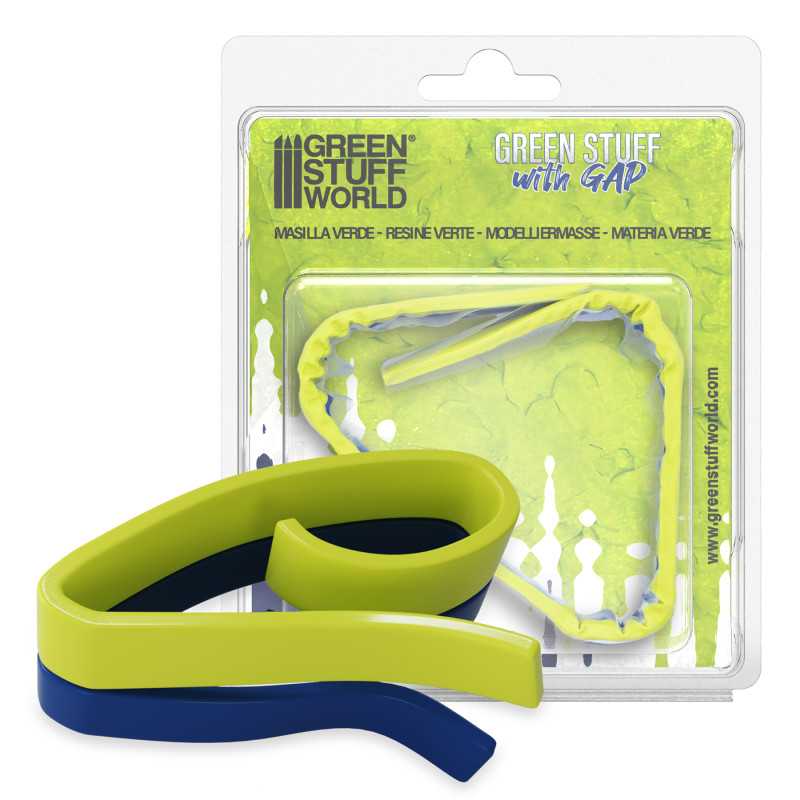 Green Stuff Modelliermasse Rolle 30 cm MIT TRENNUNG Green Stuff Modelliermasse Rolle 30 cm MIT TRENNUNG