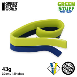 Masilla verde en Rollo 30 cm CON HUECO