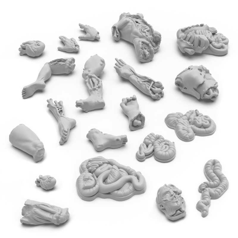 Partes de cuerpos mutilados 1:48 | Miembros humanos cortados para dioramas y maquetas Partes de cuerpos mutilados 1:48 | Miembros humanos cortados para dioramas y maquetas