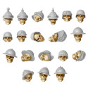 Skulls with Helmets 1:48
