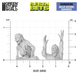 Zombies ressuscités 1:35 | Miniatures zombies pour dioramas