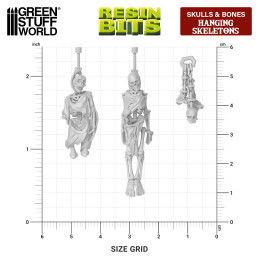 Hanging Skeletons 1:48 | Hanging Dungeon Skeletons Hanging Skeletons 1:48 | Hanging Dungeon Skeletons