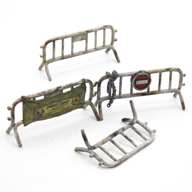 Valla Peatonal Metálica impresa en resina 3D para Wargames