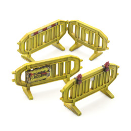 Schrankenzaun für Miniaturen und Wargames