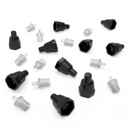 Standard nozzles and caps