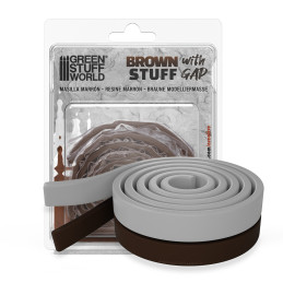Brown Stuff Tape 36,5 inches WITH GAP