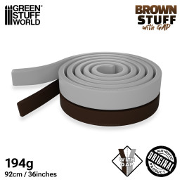 Masilla Marron en Rollo 92 cm - 36.5 pulgadas CON HUECO