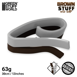 Stucco Marrone in Rotolo 30 cm - 12 pollici CON APERTURA | Brown Stuff - Stucco Marrone