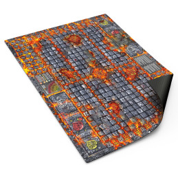 Tapis néoprène Fantasy Football compatible avec Blood Bowl 2e édition | tapis Blood Bowl compatible