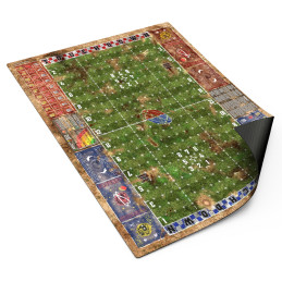 Fantasy Football Neoprene Mat - Bloodgrass Pitch | Blood Bowl compatible