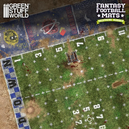 Fantasy Football Neoprene Mat - Bloodgrass Pitch | Blood Bowl compatible